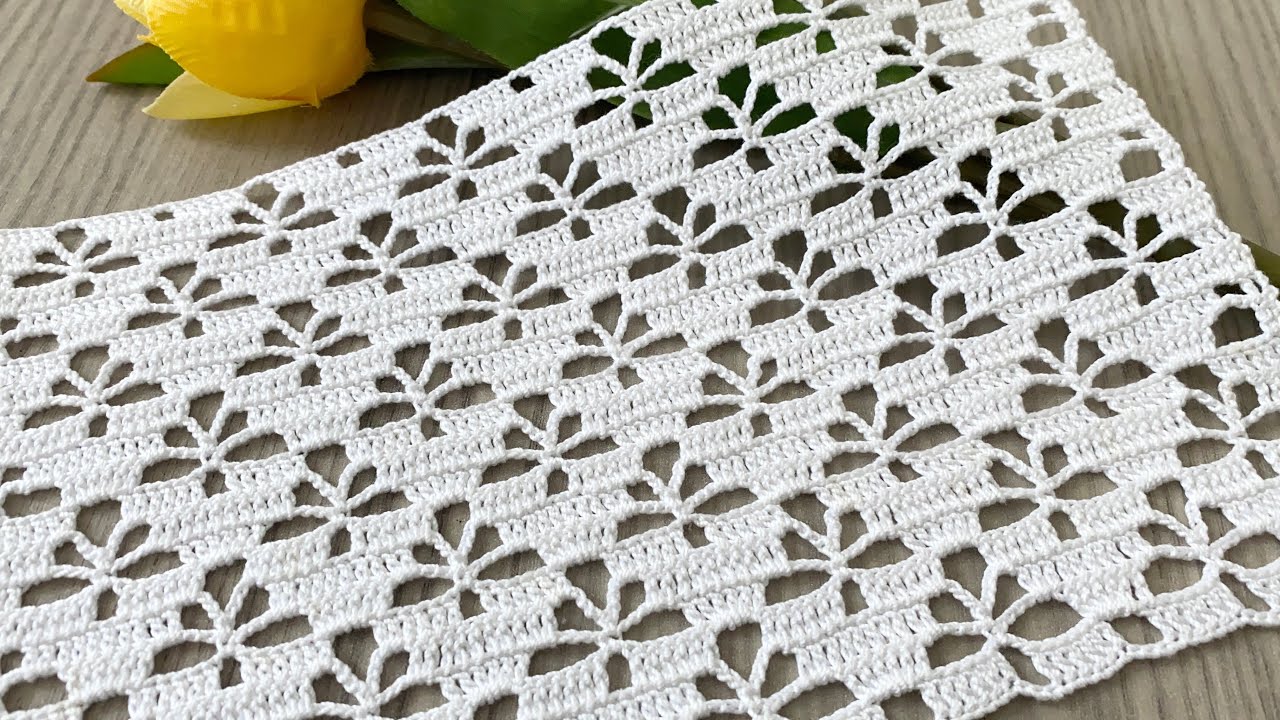 This Crochet Pattern is Most Popular❗️How to Make a Very Special Design Blouse and Runner Pattern