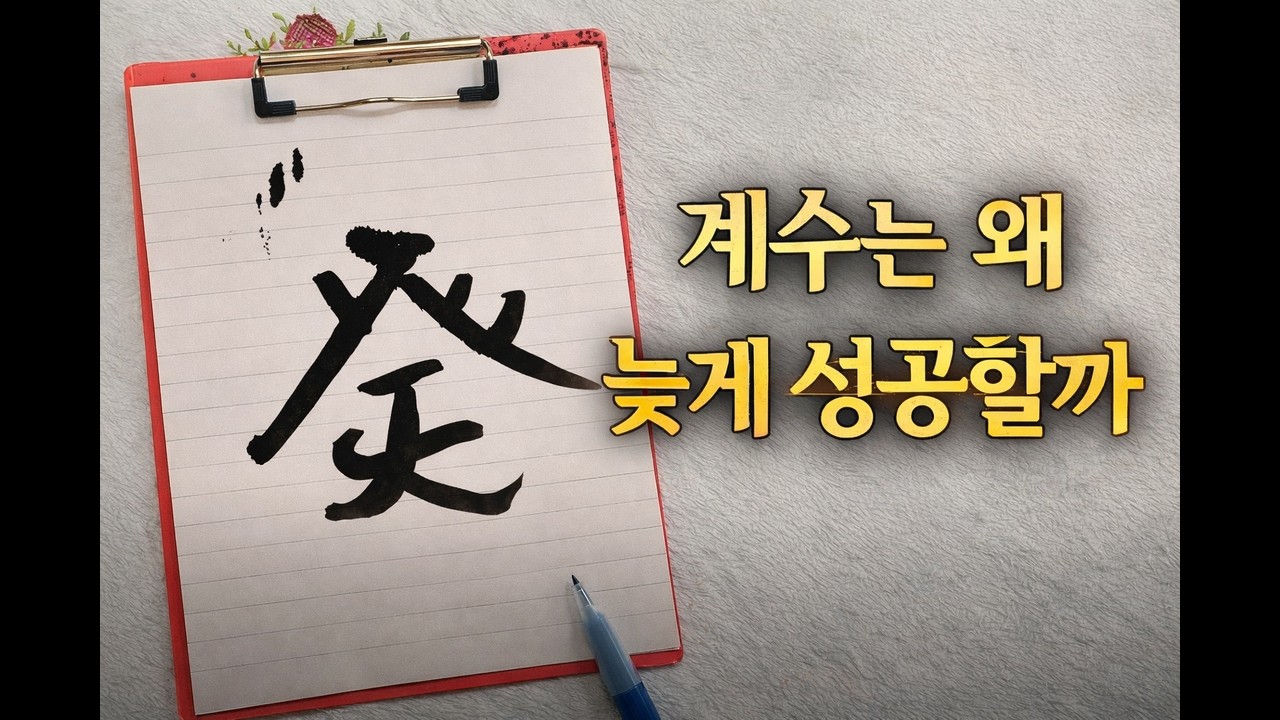 계(癸)수는 왜 조용한데 성공할까 | 송미덕 사주 이야기 금남로사주