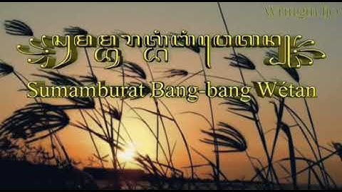 semburat bang bang wetan