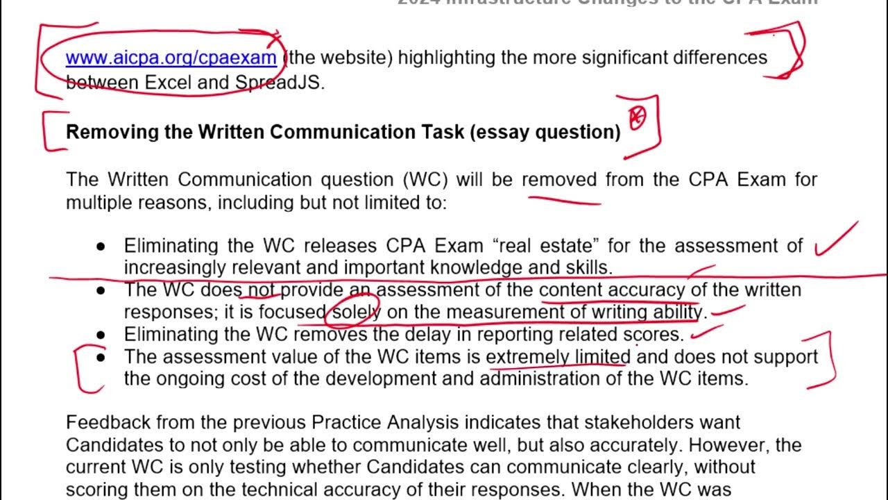 2024 CPA Exam - Infrastructure and Content Changes - More Task Based ...