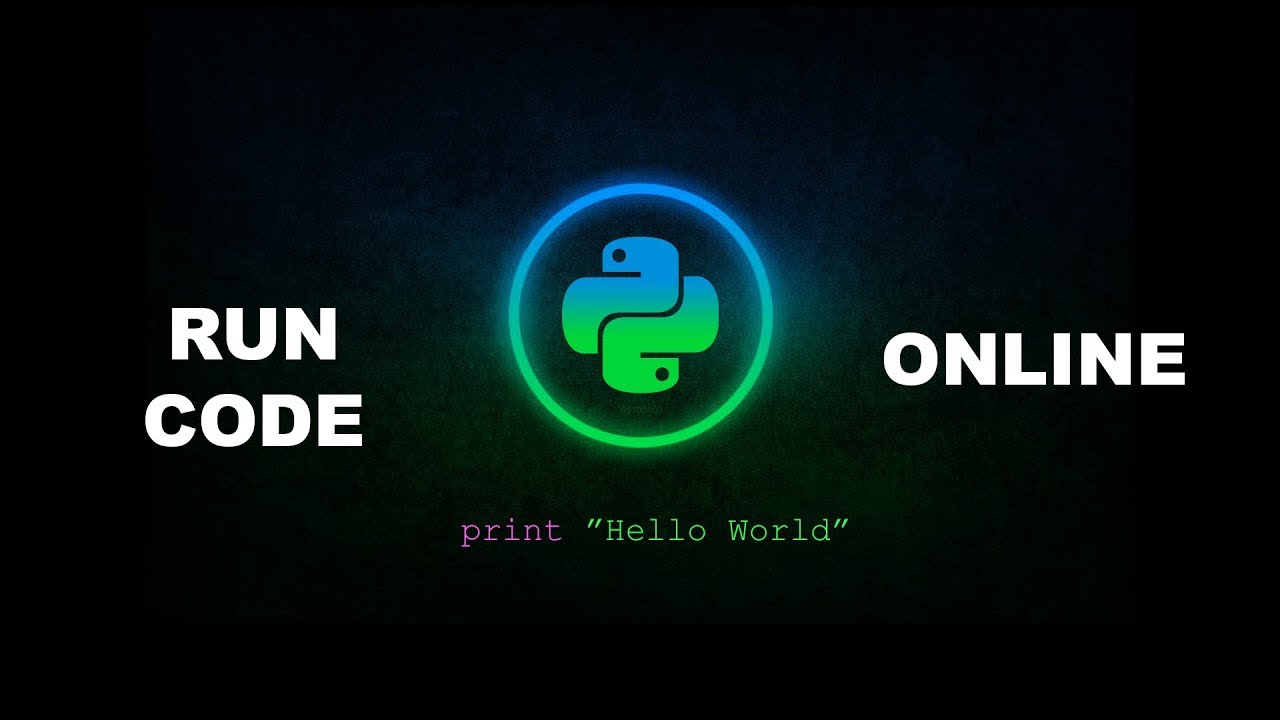 Run Code Online Python Programming Youtube