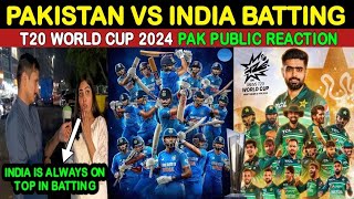 Pakistan vs India T20 World Cup 2024 | Top Batsman | Pakistani Public Reaction
