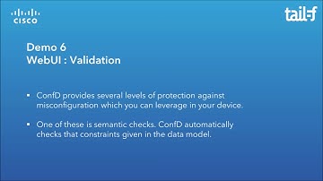 ConfD Integration with Quagga Demo