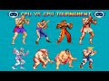 STREET FIGHTER 2 - THE NEW CHALLENGERS  - CPU Vs CPU FULL AI TOURNAMENT BATTLE - SNES VERSION