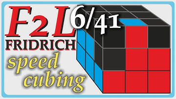 F2L 6/41 Variation 2 Speedcubing Algorithm Rubik