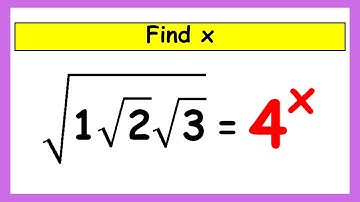 🔴Nice Radical Math Problem | Singapore Math Olympiad | Find the Value Of X