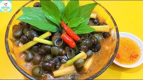 ỐC ĐẮNG HẤP THÁI Cách chế biến ốc ngon miệng | Bếp Của Vợ