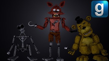 Gmod FNAF | Rebuilding The FNAF 1 Animatronics With Spare Parts [Part 2]