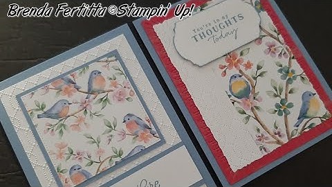 Quick and Easy Cards using Flight & Airy DSP #stampinup #saleabration
