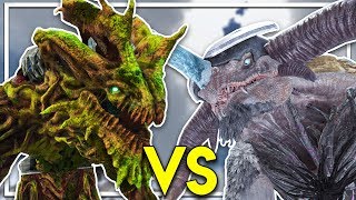 ICE TITAN vs FOREST TITAN! (Ark Extinction DLC Gameplay Ep 32)
