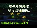 おしゃクラ!Part149 ホタルの光の色を緑色に!ひまわりもさらに美しく!OSHACRA Vanilla(Minecraft)