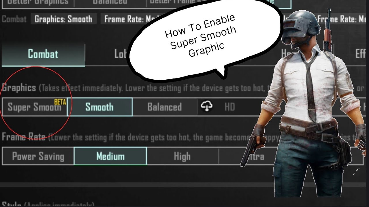 How To Enable Super Smooth Graphics In BGMI 🤔| 