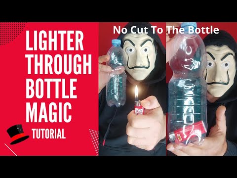 Lighter Through Bottle Magic Trick Revealed