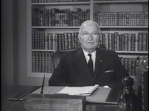 MP2002-364 Former President Truman Discusses His Parents Teaching Him Right From Wrong