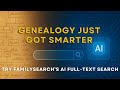 Unlock Hidden Family Records with FamilySearch AI Search! #familysearch