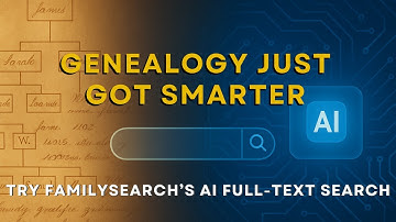 Unlock Hidden Family Records with FamilySearch AI Search! #familysearch