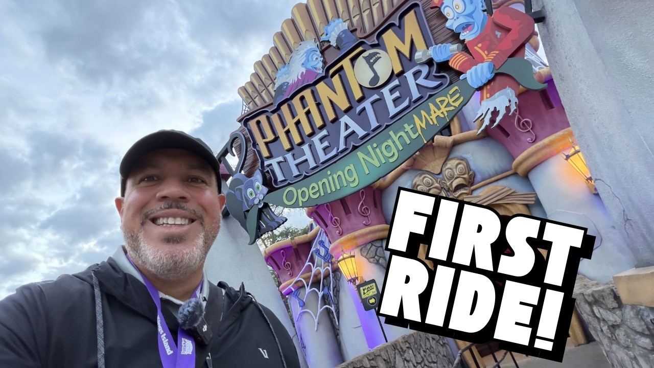 We Rode the NEW Phantom Theater: Opening NightMARE! Kings Island Dark Ride 2026