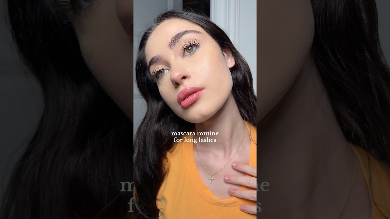 mascara routine for long lashes🤍