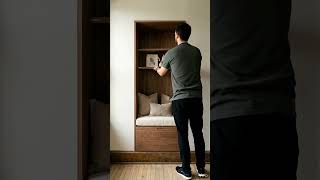 Awkward Empty Niche → Built In Cozy Bench Nook