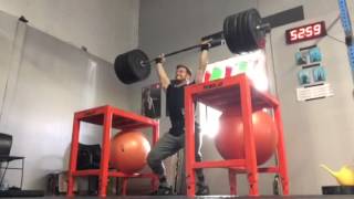 Push press.push jerk.split jerk 315lb