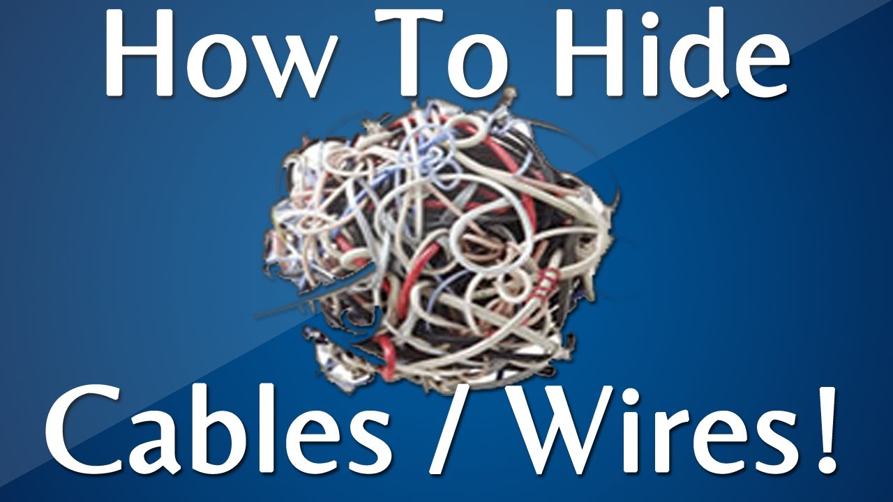 How to Hide Cables, Wires, And Cords: Internet and TV ...