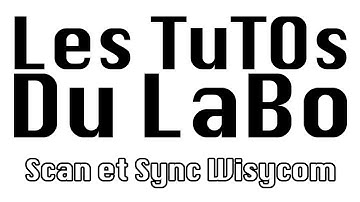 SCAN et SYNC sur Wisycom MPR30 et MTP40S