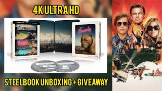 Once Upon A Time In Hollywood Exclusive 4K Ultra HD Steelbox Unboxing + Giveaway