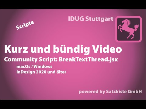 Scripte - InDesign - BreakTextThread