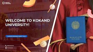 Corporate video of Kokand University. 2022