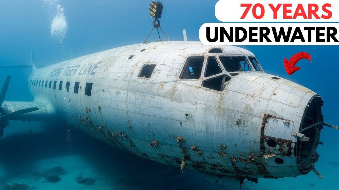 Found Under the Sea: Flying Tiger Line L-1049H Super Constellation  Restoration! - YouTube