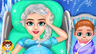 Ice Princess Pregnant Mom And Baby Care Games - BabyGames Video screenshot 4
