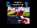 Mogging Neighbour🗿 #roblox #gameplay#helloneighbor #shorts