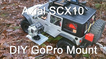 Axial SCX10 - DIY On-board camera mount (GoPro etc.).