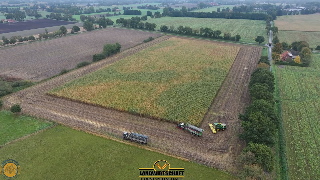 Das Häckseln wir mit 970PS ab! machen wir mal kurzen Prozess mit der 30ha Fläche John Deere 9900i 