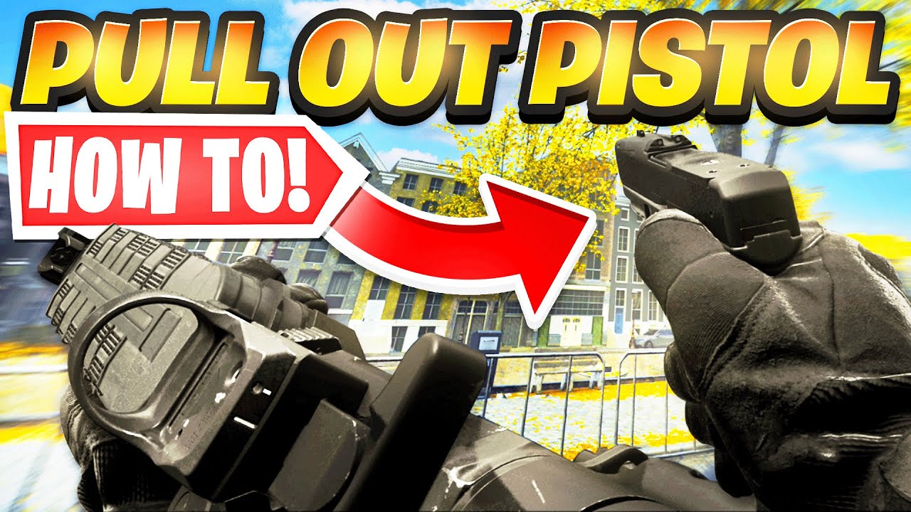 How To Use Pistol With Primary Modern Warfare 2!😱 YouTube