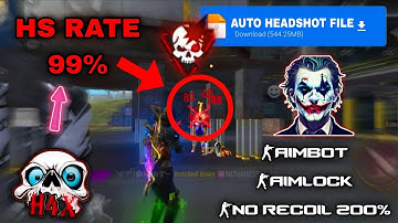 Free Fire Auto Headshot Config File🎯🌠 Macro Aimbot + No Recoil Regedit ‼️ Antiban VIP Script 👽