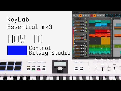 KeyLab Essential mk3 | How To Control Bitwig Studio