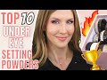 Best UNDER EYE Setting Powder for DRY, MATURE skin & FINE LINES