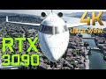 Rtx 3090  msfs 100 mods make msfs 2020 so real 4k ultra wow graphics aerosoft crj 737