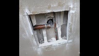 How to Repair a Plumbing Leak in a Masonry Wall