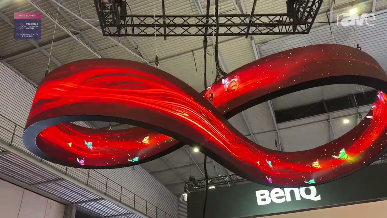 ISE 2026: Hikvision Shows Off Soft Flexible LED Digital Signage for Advertising
