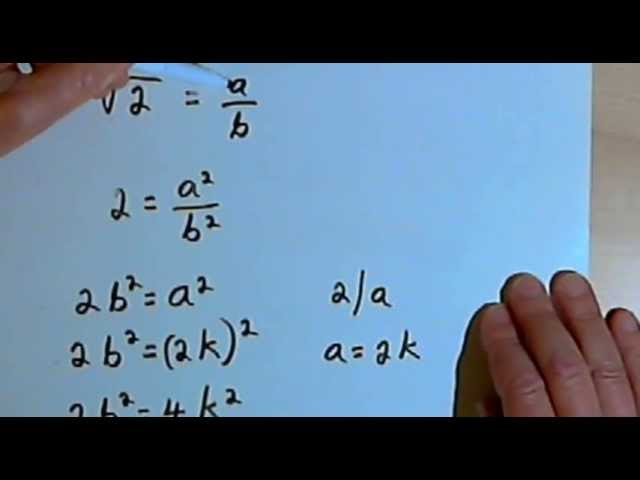 Proof That The Square Root Of 2 Is Irrational 127 4 21 Youtube Proof That The Square Root Of 2 Is Irrational 127 4 21 Youtube