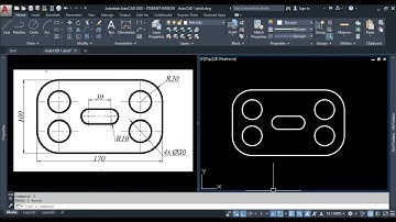 Vaduni | Học AutoCAD 1 phút - Bài tập lệnh tổng hợp 12 | #shorts