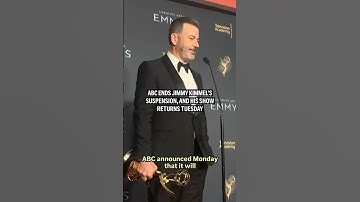 ABC ends Jimmy Kimmel’s suspension and his show will return Tuesday