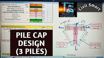 TRIANGULAR PILE CAP DESIGN ( 3 PILES)- BY CIVIL SMART