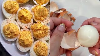 Deviled Eggs Recipe | Easy Peel Boiled Eggs #cooking