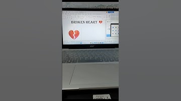 Broken heart 💔 Shortcut key Computer #shorts #shortfeed #computer #msword #computertricks