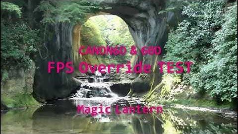 FPS Override TEST　- Magic Lantern