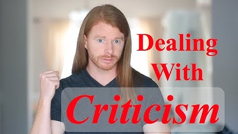 Dealing with Criticism (5 Steps) - with JP Sears