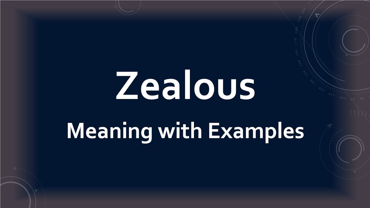 define zealous representation